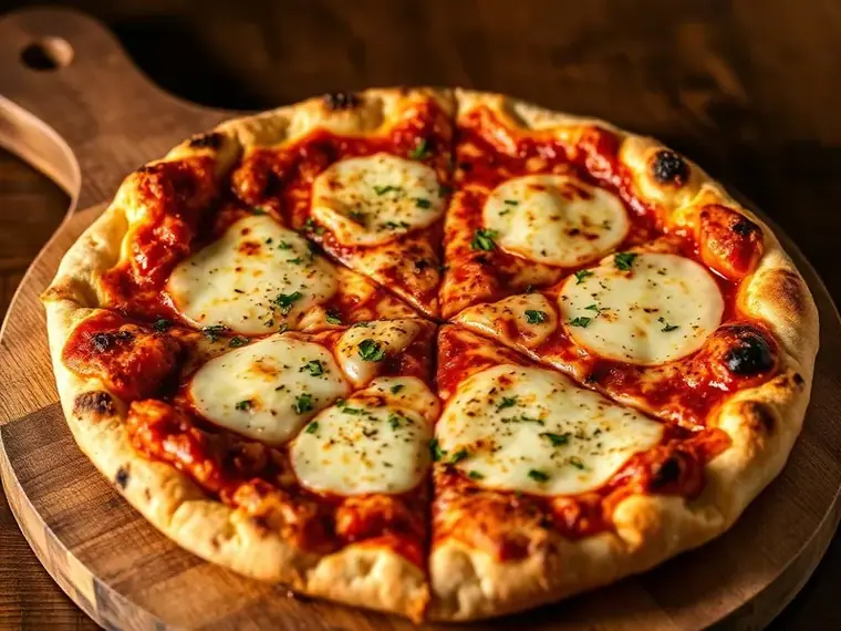Pizza de Frango com Catupiry da Pizzaria Mingui & Aliche